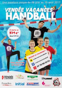 Été 2017, stage Handball près du Puy du Fou Vendée (85). Du 26 juin au 20 août 2017 à Pouzauges. Vendee.  19H00